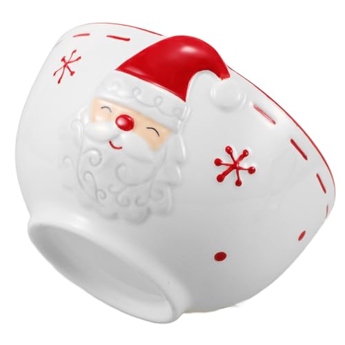 Garneck Salatschüssel Aus Porzellan Weihnachtsschüssel Weihnachtsmann-Design Elegante Essschüssel Für Feiertagstreffen Garneck Salatschüssel Aus Porzellan Weihnachtsschüssel Weihnachtsmann-Design Elegante Essschüssel Für Feiertagstreffen von Garneck