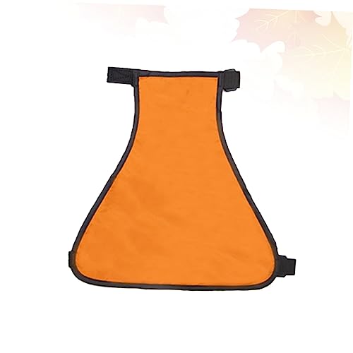 Garneck wasserdichte Haustierbekleidung Verstellbarer Regenmantel mit Bauchschutz für Welpen Orange S und Sicher für Hält Haustier von Garneck