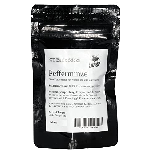 Futtersticks Futterpellets für Garnelen und Krebse - Pfefferminze Futtersticks Futterpellets für Garnelen und Krebse - Pfefferminze von Garnelen Tom