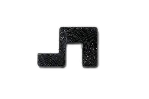 Garnelen Tom U-Line Abdeckscheibe Halter für Wandstärke 6 mm, Deckelstärke 5 mm, schwarz, 4 STK. von Garnelen Tom