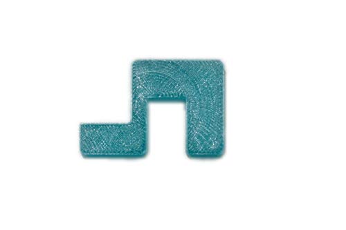 Garnelen Tom U-Line Abdeckscheibe Halter für Wandstärke 6 mm, Deckelstärke 6 mm, blau transparent, 4 STK. von Garnelen Tom