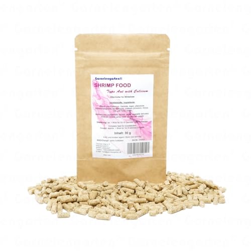 Garnelengarten® Shrimp Food Type Ant with Calcium 30 g - Garnelenfutter Garnelensticks Shrimp Sticks Crusta Sticks Shrimpsticks Crustasticks von Garnelengarten