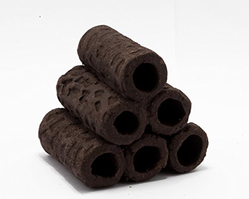 Garnelio - Garnelenhaus 6er - für Garnelen und Zwergkrebse, Moos:Ohne Moos von Garnelio Tonprodukte