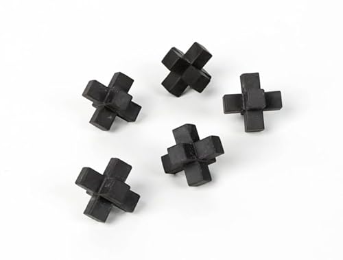 GRNLO Bio Cross Cubes | Keramik Deko für Aquarium & Garnelenbecken | Versteck Höhle für Garnelen, Krebse & Wirbellose | Fördert Biofilme & Mooswuchs | Wasserneutral & bepflanzbar - 1 Stück 3x3x3 cm von Garnelio