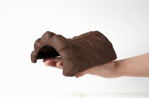 GRNLO Massive Wurzelhöhle Groß | Terrarium & Aquarium Deko Höhle aus Keramik | Natürliche Baumstamm-Optik | Versteck für Krebse, Welse & Garnelen | 22 x 19 x 11 cm GRNLO Massive Wurzelhöhle Groß | Terrarium & Aquarium Deko Höhle aus Keramik | Natürliche Baumstamm-Optik | Versteck für Krebse, Welse & Garnelen | 22 x 19 x 11 cm von Garnelio