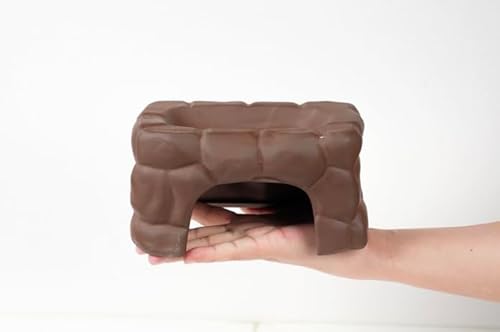 Garnelio GRNLO Keramik Mega-Höhle M | Aquarium & Terrarium Deko | Rückzugsort mit Wasserstelle für Krebse, Welse, Reptilien & Krabben | 20 x 14 x 10,5 cm Garnelio GRNLO Keramik Mega-Höhle M | Aquarium & Terrarium Deko | Rückzugsort mit Wasserstelle für Krebse, Welse, Reptilien & Krabben | 20 x 14 x 10,5 cm von Garnelio
