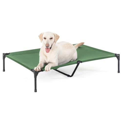 Garnpet Erhöhtes XL-Hundebett für große Hunde, extra erhöhtes Hundebett, robustes Haustierbett mit strapazierfähigem, stützendem Teslin-Netzgewebe, für drinnen und draußen Garnpet Erhöhtes XL-Hundebett für große Hunde, extra erhöhtes Hundebett, robustes Haustierbett mit strapazierfähigem, stützendem Teslin-Netzgewebe, für drinnen und draußen von Garnpet