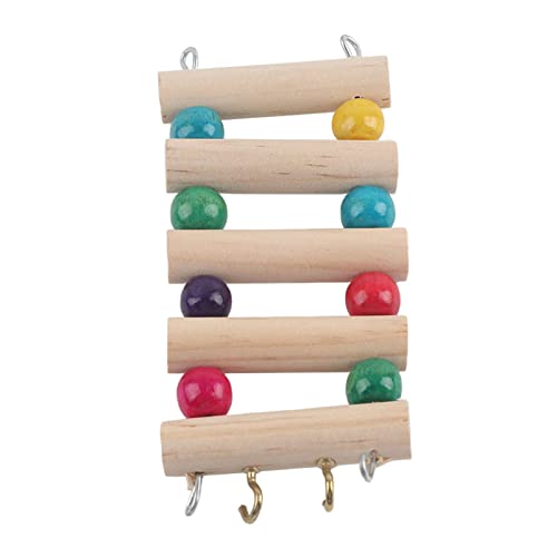 3 Größen Haustier Hängenden Holz Leiter Hamster Treppen Hängebrücke Schaukel Käfig Dekoration Spielzeug für Vogel Hamster Nagetier(S) von Garosa