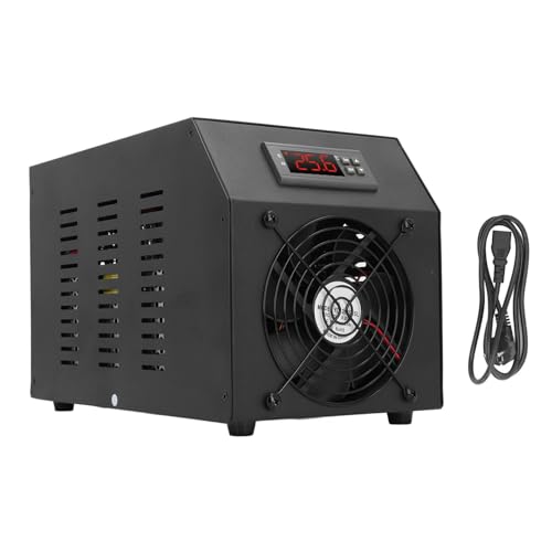 Garosa 1/4 PS -Kühlung 16 Gallone Aquarium Chiller, Geräuschloser Betrieb, Einfache Temperaturanpassung, Reiner Kupferverdampfer, Vielseitige Anwendungen, R134A (EU -Stecker 220 V) von Garosa