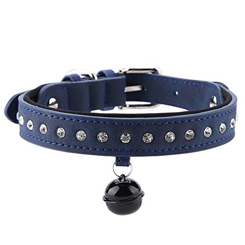 Garosa Luxuriöse abnehmbare Bowtie British Style Pet Bows Zubehör für Hunde & Katzen(Navy Blue XS) von Garosa