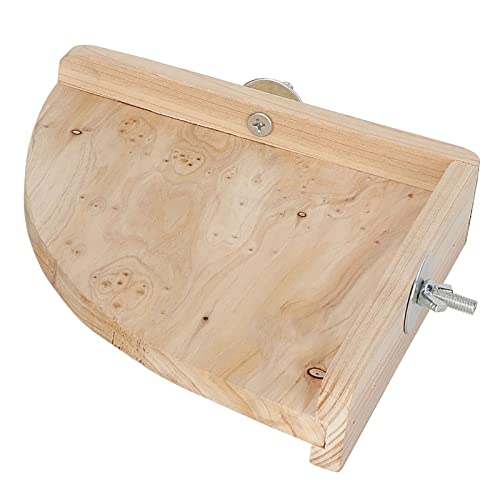 Vogelplattform Vogelkäfig Ständer Fächerform Holzgestell Rest Ecke Naturpapagei Ständer für Kleintiere Papagei Sittich Nymphensittich Wellensittich Ratte von Garosa