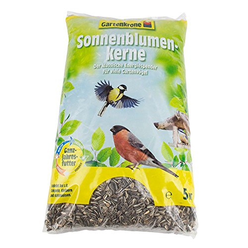 Gartenkrone 5 Kg Sonnenblumenkerne Vogelfutter von Gartenkrone