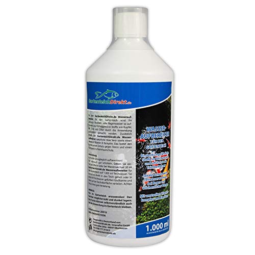 Gartenteich-Direkt Wasseraufbereiter Gartenteich (Bereitet Leitungs-, Brunnen- und Regenwasser fischgerecht auf, mit Vitaminen und Aloe Vera), Größe:1 L von GartenteichDirekt
