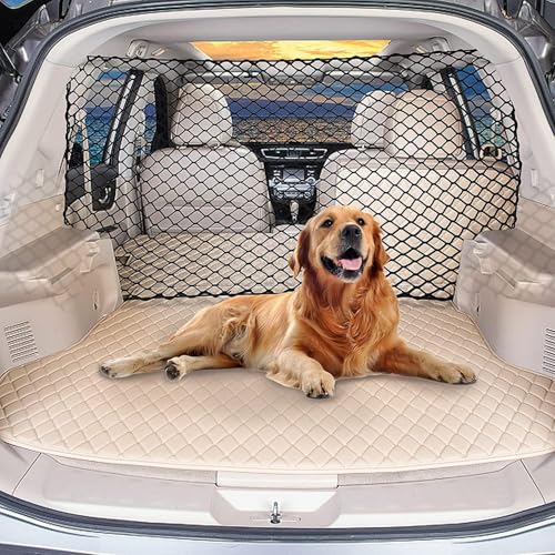 GarveeMore Autogitter für Hunde, Autonetz für Hunde, Trennnetz für Haustiere, praktische Sicherheitsbarriere für Kofferraum, 120 x 70 cm von GarveeMore