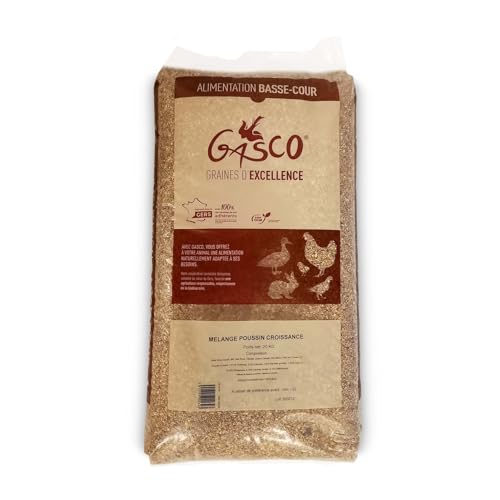 Gasco Komplette Mischung für Küken, Wachstum, 20 kg von Gasco