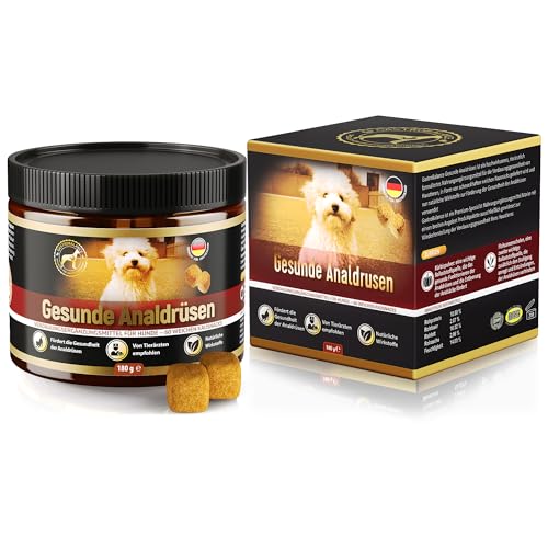 GastroBalance gesunde Hund analdrüsen – 60 weiches kausnacks analdrüsenkur für Hunde - 100% natürliche wirkstoffe - Hühnergeschmack (Deutsch) von GastroBalance