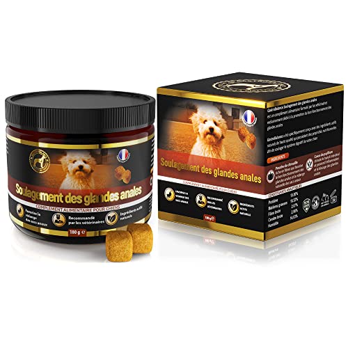 GastroBalance gesunde Hund analdrüsen – 60 weiches kausnacks analdrüsenkur für Hunde - 100% natürliche wirkstoffe - Bacon-Geschmack von GastroBalance