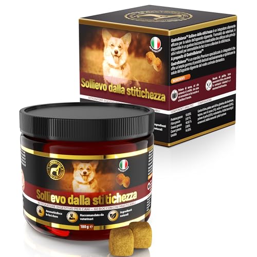 GastroBalance sollievo contro stitichezza Cane - 60 bocconcini masticabili lassativi per stitichezza cani - Sapore di Pancetta von GastroBalance