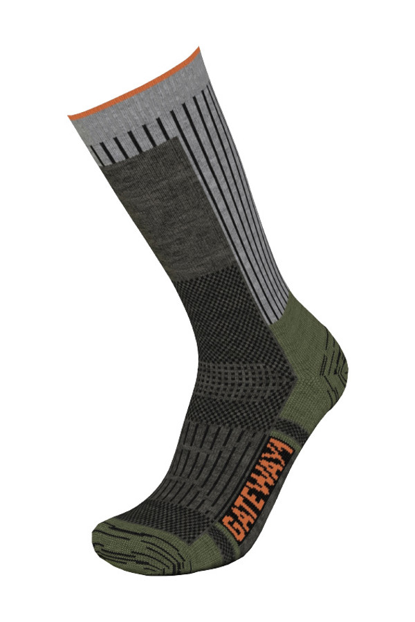 Gateway1 Socken Boot Calf Sock Olive Grau, Gr. 43 - 45 Eu Gateway1 Socken Boot Calf Sock Olive Grau, Gr. 43 - 45 Eu von Gateway1