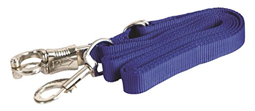 GATSBY LEATHER COMPANY 284220 Adjustable Nylon Crossties with Panic Snap Royal Blue, 5-9' von Gatsby Leather