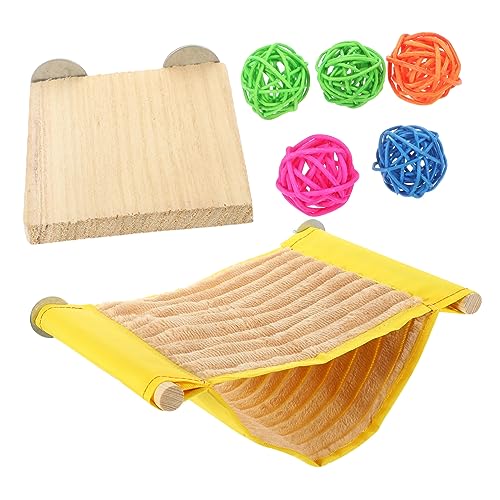 Gatuida Eichhörnchen Hängematte Satz für Kleintiere Warmes Schlafbett für Hamster Chinchilla Ratten und Spielzeugball Atmungsaktiv und Kratzfest für Käfige Gatuida Eichhörnchen Hängematte Satz für Kleintiere Warmes Schlafbett für Hamster Chinchilla Ratten und Spielzeugball Atmungsaktiv und Kratzfest für Käfige von Gatuida