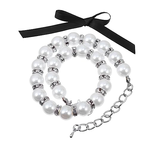 Gatuida 1 Satz Haustierhalsband Katzenhalsband Haustier-Perlen-Halskette Hochzeit Halskette mit Hundeperlen Farbe Name Haustierperlen Schmuckkragen Hundekette Perlen Imitationsperlen Weiß Gatuida 1 Satz Haustierhalsband Katzenhalsband Haustier-Perlen-Halskette Hochzeit Halskette mit Hundeperlen Farbe Name Haustierperlen Schmuckkragen Hundekette Perlen Imitationsperlen Weiß von Gatuida