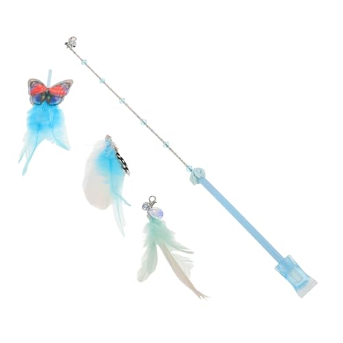 Gatuida 1 Satz Interaktive Katzenangel mit Austauschbaren Köpfen für Katzen zur Stimulation und Bewegung Indoor Katzen Set Gatuida 1 Satz Interaktive Katzenangel mit Austauschbaren Köpfen für Katzen zur Stimulation und Bewegung Indoor Katzen Set von Gatuida