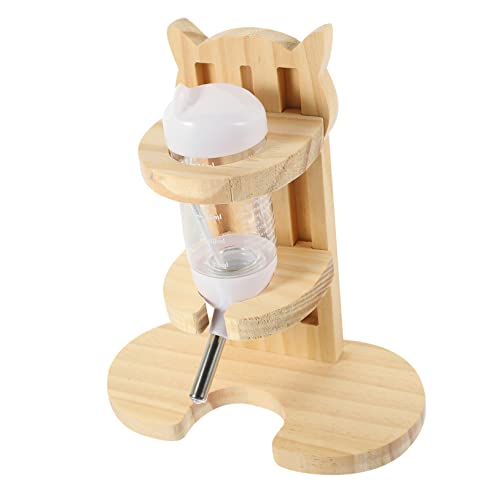 Gatuida Hamster-wasserflasche Mit Standhalter Transparente Trinkflasche Für Kleintiere Geeignet Für Hamster Meerschweinchen Und Andere Kleine Haustiere von Gatuida