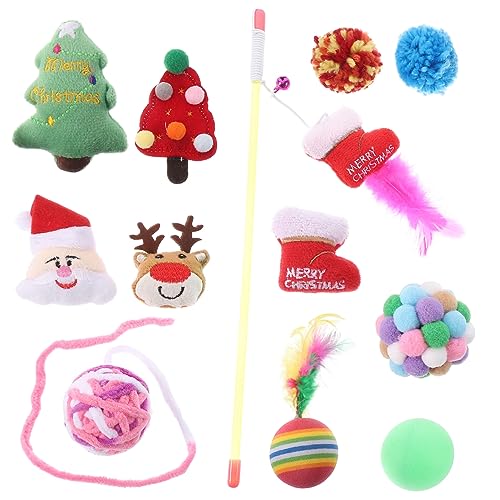 Gatuida 1 Set Weihnachtsstrumpf Katzenspielzeug Set Katzenspielzeugstab Interaktives Knisterspielzeug Kätzchen Katzenspielzeug Für Hauskatzen Katzenstab Dekorationen Gatuida 1 Set Weihnachtsstrumpf Katzenspielzeug Set Katzenspielzeugstab Interaktives Knisterspielzeug Kätzchen Katzenspielzeug Für Hauskatzen Katzenstab Dekorationen von Gatuida
