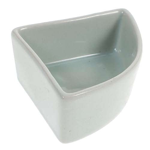 Gatuida 1 Stück Anti-Turning Pet Water Basin Kleiner Futternapf für Tiere Schüssel Futternapf für Haustiere Futternapf für Hamster kleine Tierfutterschale Käfig Hundenapf Keramik Blau von Gatuida