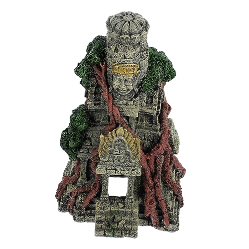 Gatuida 1 Stück Antiker Tempel Aquarium Dekoration Resin Ornament für Fisch Tank Sicher und Einfach zu Reinigen Handwerkskunst für Verstecke Gatuida 1 Stück Antiker Tempel Aquarium Dekoration Resin Ornament für Fisch Tank Sicher und Einfach zu Reinigen Handwerkskunst für Verstecke von Gatuida