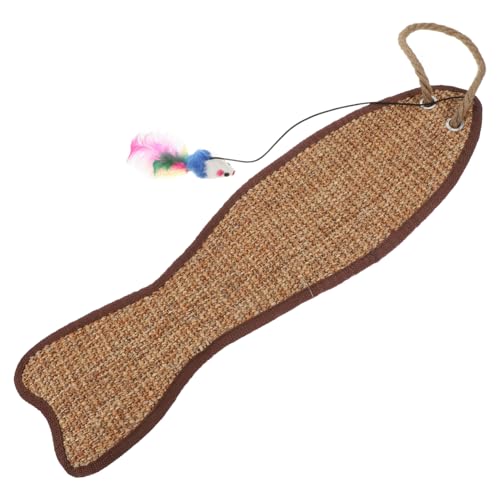 Gatuida 1 Stück Fischförmige Katzenkratzmatte aus Sisal Multifunktionale Kratzunterlage für Katzen Zufällige Kratzen und Sofaschutz und Stressabbau für Katzen Zufällige Gatuida 1 Stück Fischförmige Katzenkratzmatte aus Sisal Multifunktionale Kratzunterlage für Katzen Zufällige Kratzen und Sofaschutz und Stressabbau für Katzen Zufällige von Gatuida