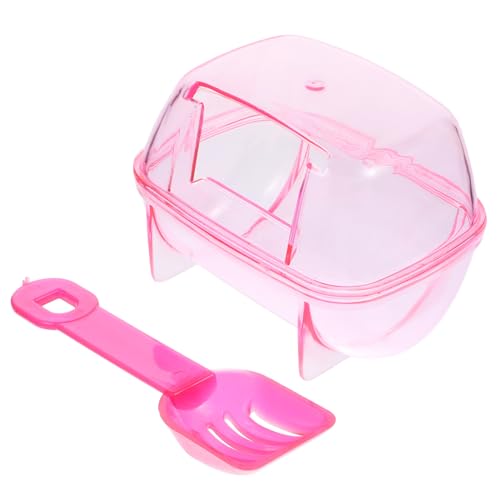 Gatuida 1 Stück Hamster Badewanne für Kleintiere Kompakte und Praktische Sandbadewanne Geeignet für Hamsterpflege Atmungsaktiv und Geruchlos aus Strapazierfähigem Zufällige Farbe von Gatuida