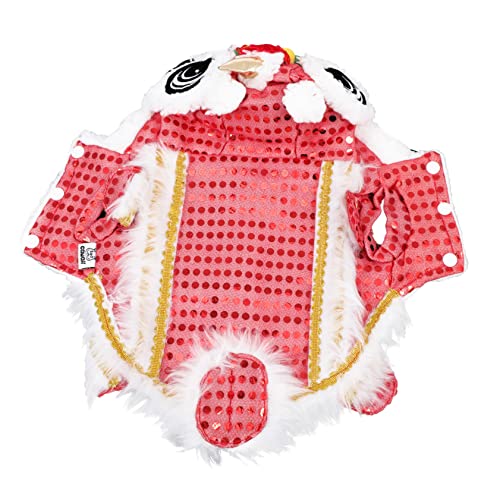 Gatuida 1 Stück Kleidung für Haustiere kleine hundekleidung Hundekostüm Outfits Party Hündin lustig hundebekleidung Dog Clothes Hundekleid des neuen Jahres Heimtierbedarf Polyester von Gatuida