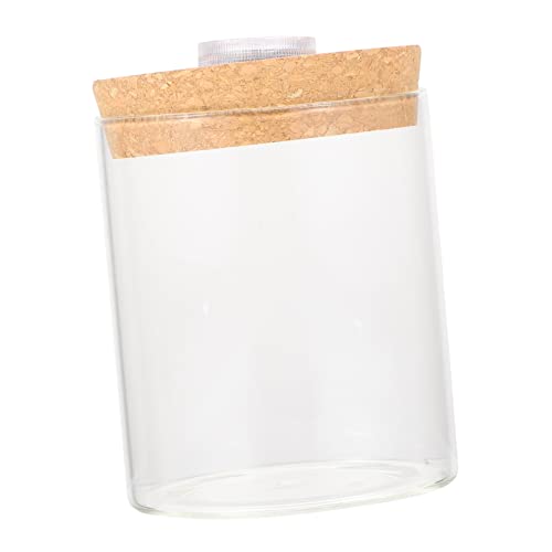 Gatuida 1 Stück Landschaftsflasche Terrarium Schlank Miniatur Zylindrisch Tank Terrarien Wasser Mini Fischaquarium Pflanzen Glasflasche Fischflasche Glas Mit Hohem Borosilikatgehalt Weiß von Gatuida