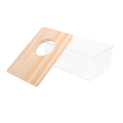 Gatuida 1 Stück Schachtel Sandbad Für Hamster Wurf Haustier -toilettenausbildung Zobel Ort Hamsterstaubbad Hamster Töpfchen Sandkasten Hamster Badesand Haustier-sandbadewanne Produkt Acryl von Gatuida