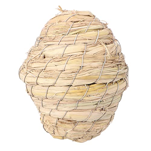 Gatuida 1 Stück Strohspielzeug Für Kleine Haustiere Raupe Käfig Für Haustiere Kaninchen Heu Welpenspielzeug Hamster Hundespielzeug Produkt Klebt Hunde Groß Futterspender Ratte von Gatuida