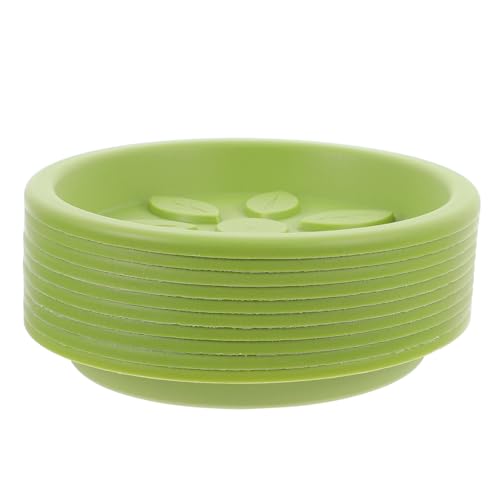 Gatuida 10 Prozent Runde Plastikpflanzenschalen Blüten Untertassen Pflanzen Wasserfänger Blumenpflanzentopf Tropfschalenbehälter Für Garten von Gatuida