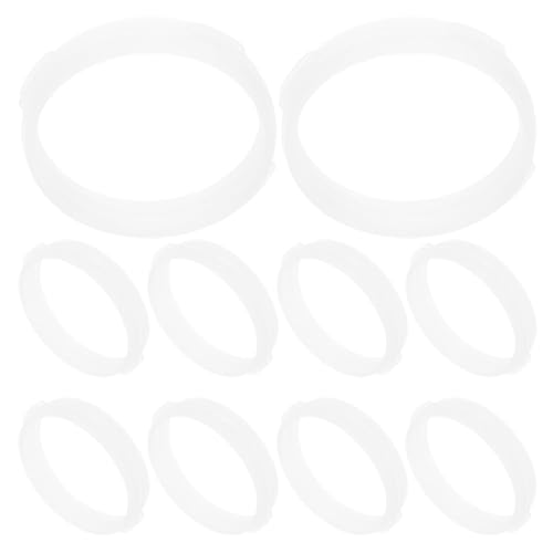 Gatuida 10 Stück Teiliges DIY Hamsterkäfig Rohrverbinder Transparente Tunnelringe für Flexible Käfigerweiterung Robustes Kunststoffspielzeug für Meerschweinchen und Hamster Vielseitig von Gatuida