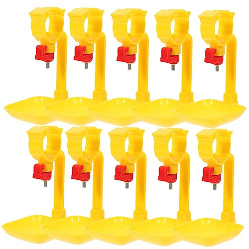 Gatuida 10 Stück Teiliges Hühner Wasserspender mit Abnehmbaren Stahlkugeln Langlebige Geflügel Tränke für Hühner Tauben Wachteln Geeignet für Professionelle Geflügelhaltung und Gatuida 10 Stück Teiliges Hühner Wasserspender mit Abnehmbaren Stahlkugeln Langlebige Geflügel Tränke für Hühner Tauben Wachteln Geeignet für Professionelle Geflügelhaltung und von Gatuida