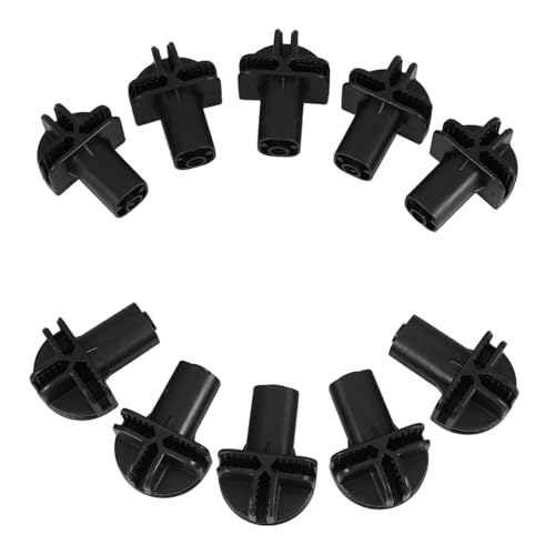 Gatuida 10pcs Kunststofflagerungswürfel -schnalel -austauschräder Für Drahtkuppe Chring Closet -speichereinheiten von Gatuida