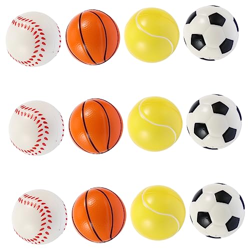 Gatuida 12 Stück Hundespielzeug Bälle Bissfester Interaktiver PU Ball für Hunde für Training und Spiel Farbenfrohes Design für Spaß und Beschäftigung Gatuida 12 Stück Hundespielzeug Bälle Bissfester Interaktiver PU Ball für Hunde für Training und Spiel Farbenfrohes Design für Spaß und Beschäftigung von Gatuida