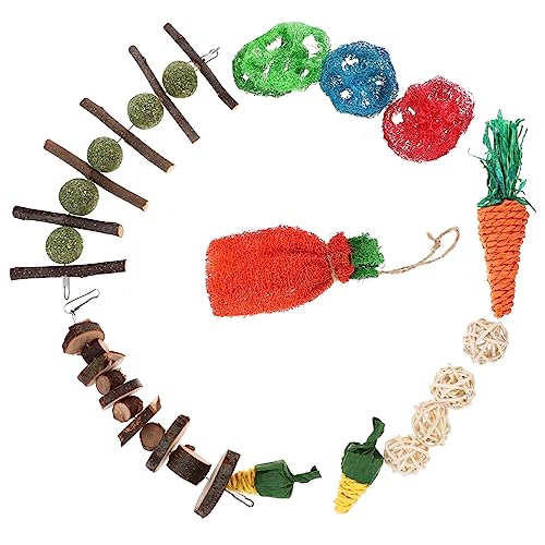 Gatuida 16 Stück Teiliges Kauspielzeug Set für Hamster Kaninchen und Meerschweinchen Natürliche Holzstücke Zähneknabbern Langlebig Sicheres Beißen Fördert Gesunde Zahnpflege und Gatuida 16 Stück Teiliges Kauspielzeug Set für Hamster Kaninchen und Meerschweinchen Natürliche Holzstücke Zähneknabbern Langlebig Sicheres Beißen Fördert Gesunde Zahnpflege und von Gatuida