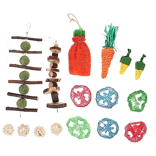 Gatuida 16 Stück Teiliges Kauspielzeug Set für Hamster Meerschweinchen und Kaninchen Natürliche Kaumaterialien zur Zahnpflege und Beschäftigung für Kleintiere Gatuida 16 Stück Teiliges Kauspielzeug Set für Hamster Meerschweinchen und Kaninchen Natürliche Kaumaterialien zur Zahnpflege und Beschäftigung für Kleintiere von Gatuida