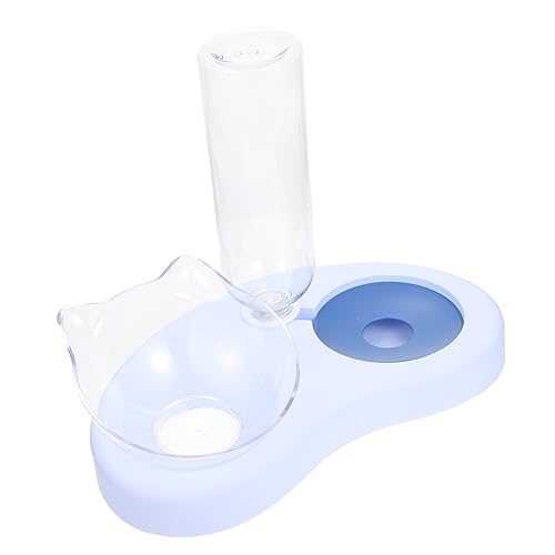 Gatuida 1Satz Automatische Wasserschale Für Haustiere Geneigte Futterschale Für Katzen Mit Funktion Für Wasser Und Futter Haustierbedarf von Gatuida