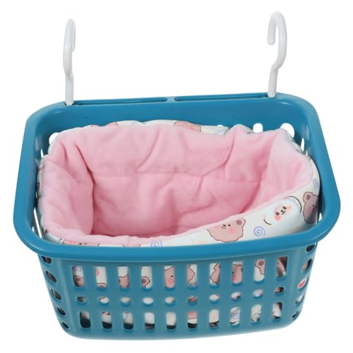 Gatuida 1Satz Hängematte Und Hamsterbett Und Warmes Versteck Für Kleintiere Für Meerschweinchen Und Hamster Zufällig Rahmen Und Innenkissen von Gatuida