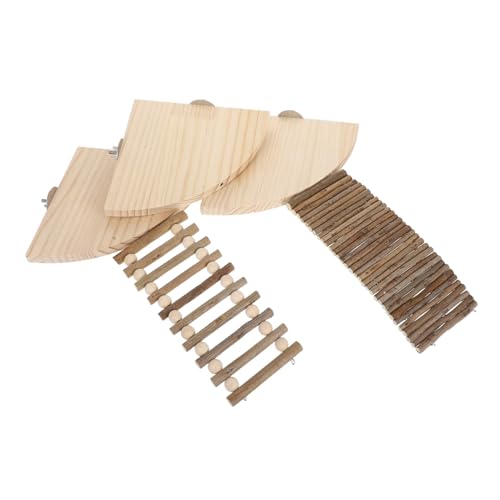 Gatuida 1Satz Holz Hamster Spielplatz Kletterplattform für Zwerghamster und Rennmäuse zu Reinigen Vielseitig und Aktivitätsfördernd für Haustierkäfige Gatuida 1Satz Holz Hamster Spielplatz Kletterplattform für Zwerghamster und Rennmäuse zu Reinigen Vielseitig und Aktivitätsfördernd für Haustierkäfige von Gatuida