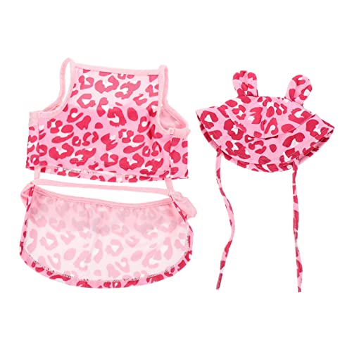 Gatuida 1Satz Hundekleidung Für Badeanzug Im Leoparden Design Mit Hut Atmungsaktive Sommerbekleidung Für Kleine Hunderassen Für Strand Und Pool von Gatuida