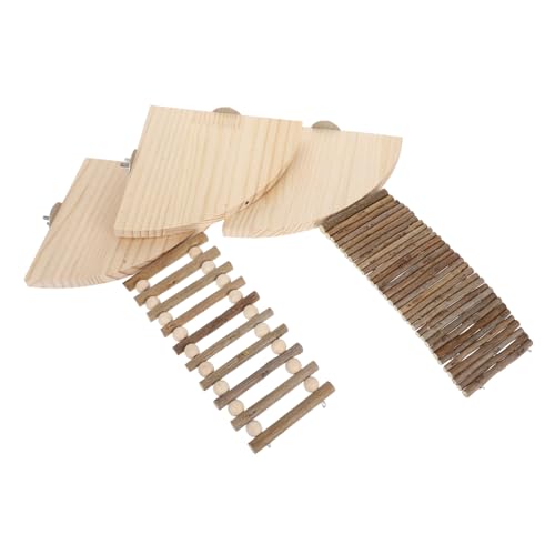 Gatuida 1Satz Kletterplattform für Hamster und Meerschweinchen Holzstruktur für Kleintier Bereicherung Teiliges für Aktives und Erkunden Gatuida 1Satz Kletterplattform für Hamster und Meerschweinchen Holzstruktur für Kleintier Bereicherung Teiliges für Aktives und Erkunden von Gatuida