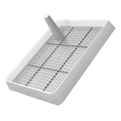 Gatuida 1Satz Welpen Toilette Großer Urinbecken für Indoor Hundetoilette mit Abnehmbarer Reinigungsgrill Pet Toilettentraining für Füße Gatuida 1Satz Welpen Toilette Großer Urinbecken für Indoor Hundetoilette mit Abnehmbarer Reinigungsgrill Pet Toilettentraining für Füße von Gatuida
